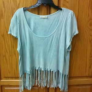 Indah fringe tee
